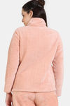 Zivame Fancy Fur Knit Poly Sweatshirt - Dusty Pink — thumbnail 4